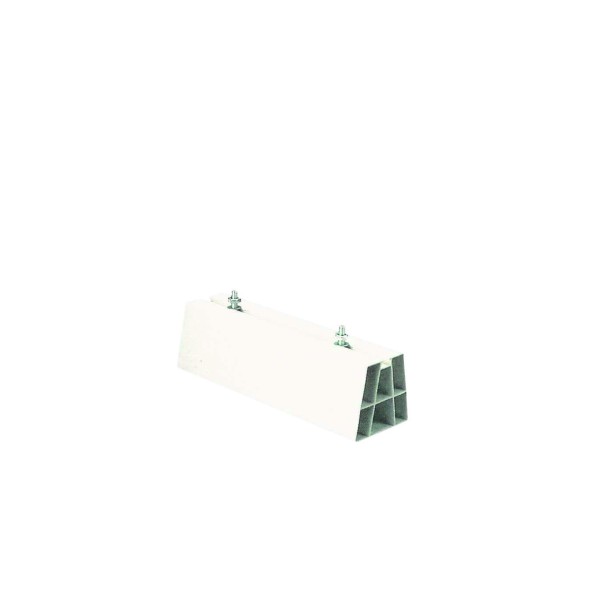 Paire de support de sol 450 mm - Blanc
