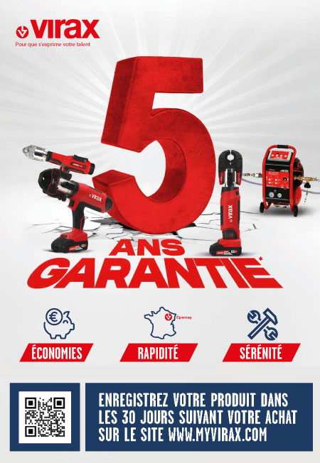 Virax 5 ans de garantie